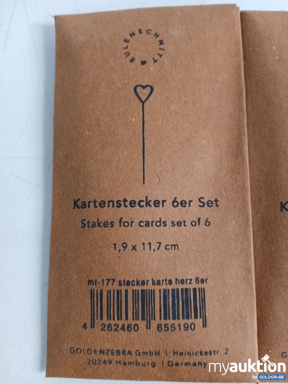 Artikel Nr. 996069 Artikel Nr. 996069: EULENSCHNITT Kartenstecker 6er Set 4x