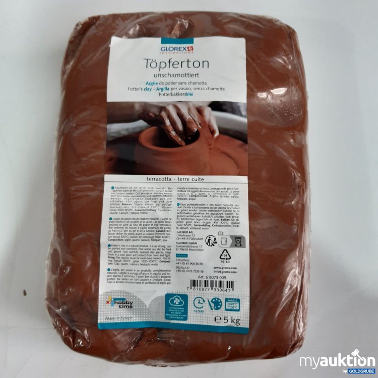 Artikel Nr. 850070 Artikel Nr. 850070: Töpferton 5kg