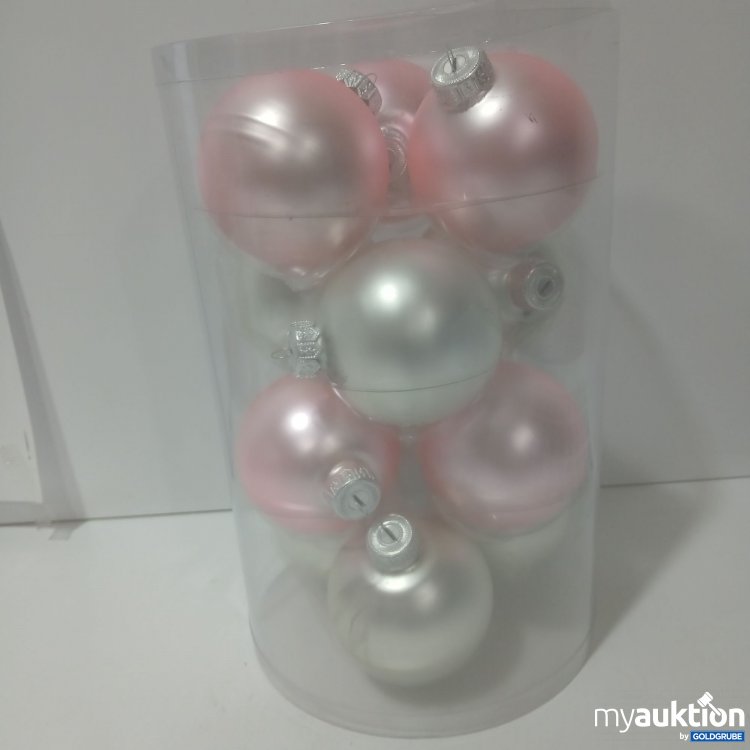 Artikel Nr. 912070 Artikel Nr. 912070: Weihnachtskugeln Rosa/Grau