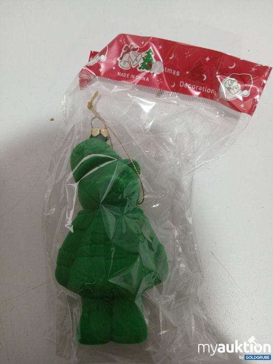 Artikel Nr. 960070: DRF Plastik Baumschmuck Bären Grün 12 Stk