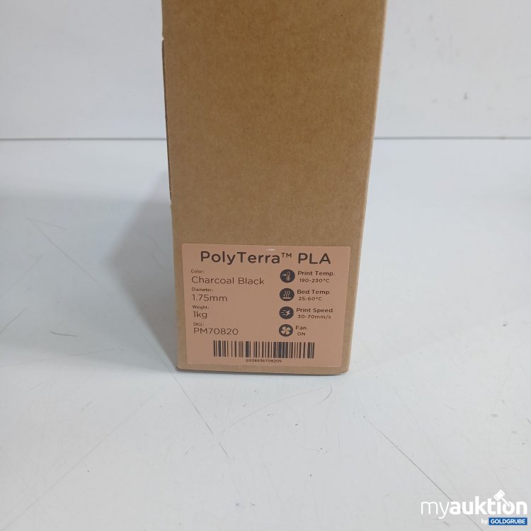 Artikel Nr. 970070: PolyTerra PLA Charcoal black 1.75mm 1kg 