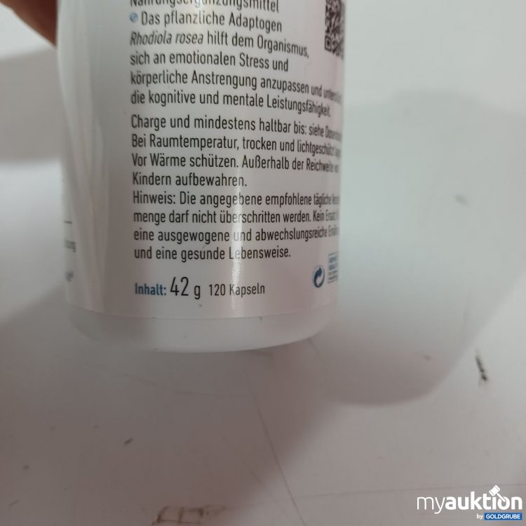 Artikel Nr. 971070 Artikel Nr. 971070: BIOGENA Rhodiola Rosea Kapseln 42g