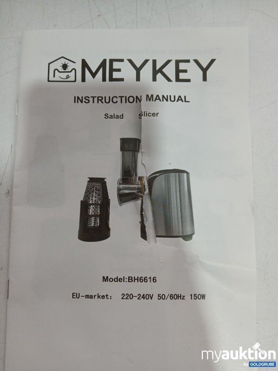 Artikel Nr. 998070 Artikel Nr. 998070: Meykey Salad Slicer Model BH6616