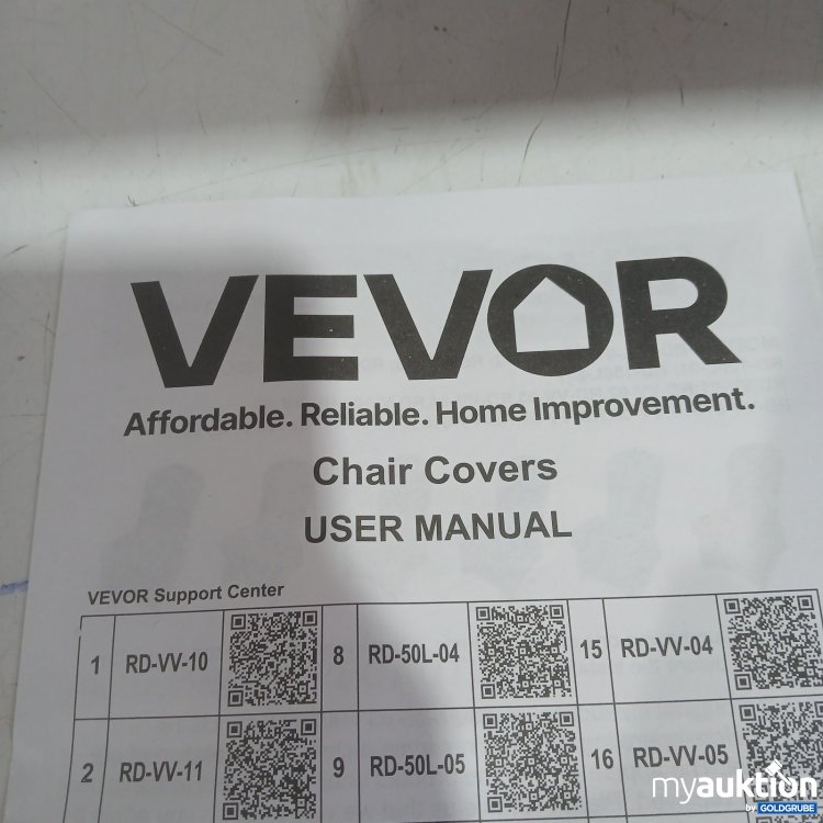 Artikel Nr. 448071 Artikel Nr. 448071: VEVOR Chair Covers rot