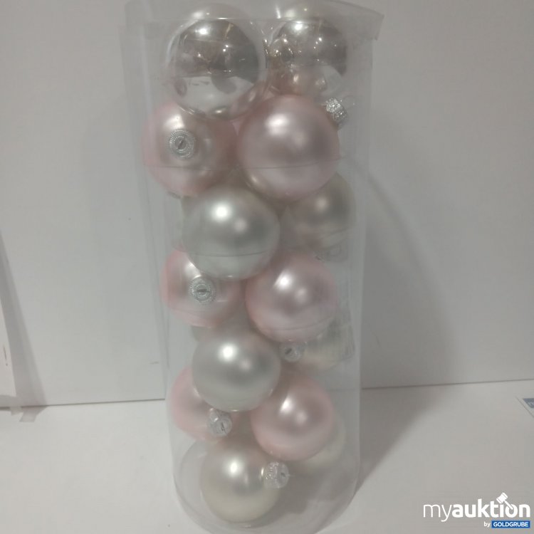 Artikel Nr. 912071 Artikel Nr. 912071: Weihnachtskugeln Rosa/Grau