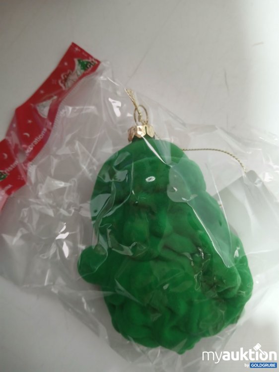 Artikel Nr. 960071: DRF Weihnachtsbaumschmuck Weihnachtsmann Grün 12 Stk Art.Nr: 68052