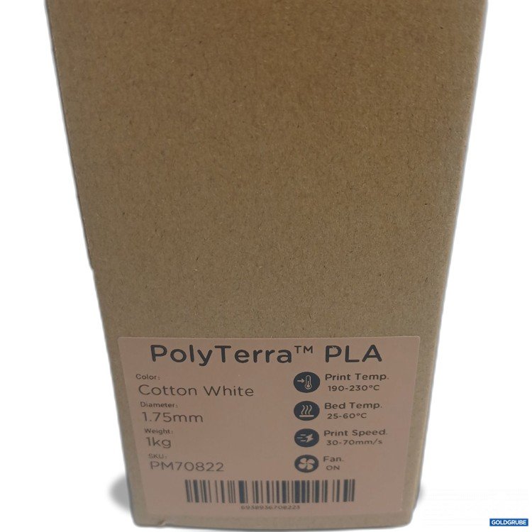 Artikel Nr. 970071: PolyTerra PLA Cotton white 1.75mm 1kg 