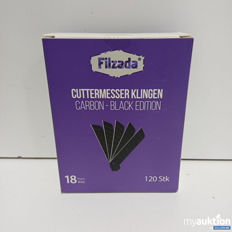 Artikel Nr. 897072: Filzada Carbon-Black Edition Cuttermesser-Klingen 18mm, 120Stk.