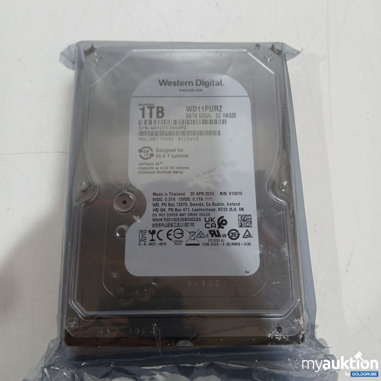 Artikel Nr. 920072: Western Digital WD10PURZ 1 TB