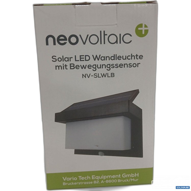 Artikel Nr. 983072: Neovoltaic  Solar LED Wandleuchte mit Bewegungssensor 