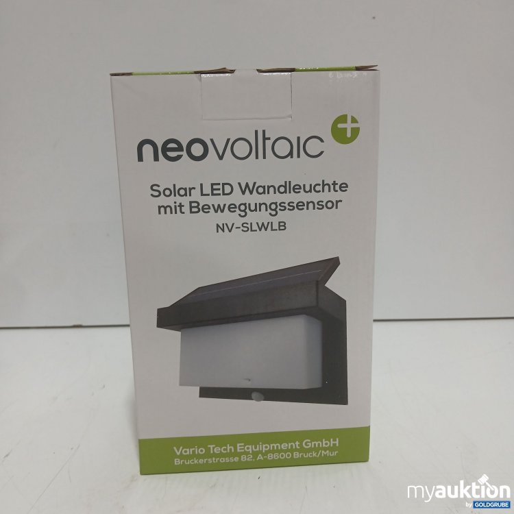 Artikel Nr. 983072: Neovoltaic  Solar LED Wandleuchte mit Bewegungssensor 