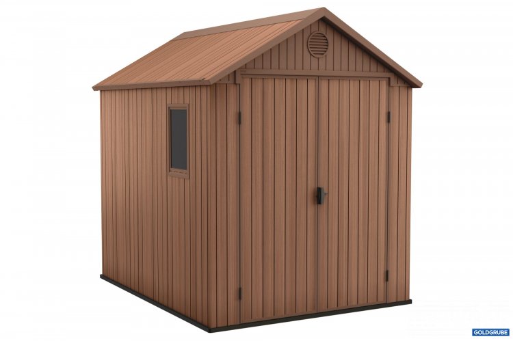 Artikel Nr. 354073 Artikel Nr. 354073: Gartenhaus Keter Darwin 4,6 m² 6x8 inkl. Fußboden 183 x 244 cm