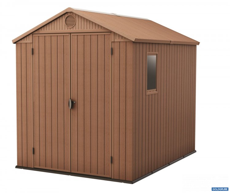 Artikel Nr. 354073 Artikel Nr. 354073: Gartenhaus Keter Darwin 4,6 m² 6x8 inkl. Fußboden 183 x 244 cm