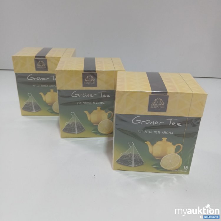 Artikel Nr. 399073: Bardollini Grüner Tee 3er Pack x 15 Teebeutel 