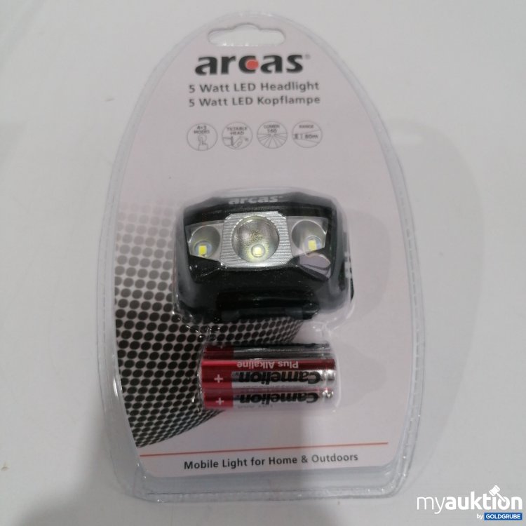 Artikel Nr. 440073: Aroas 5 Watt LED Kopflampe