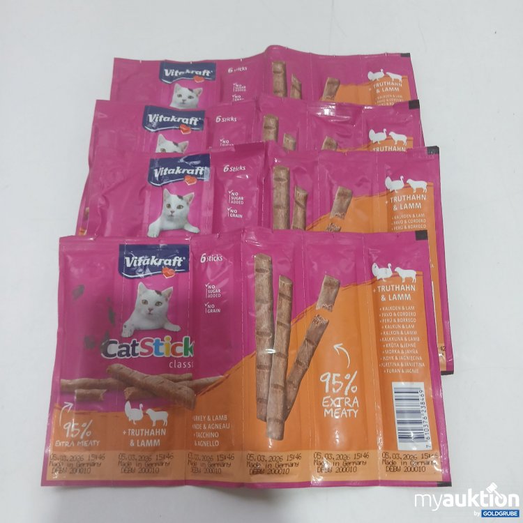 Artikel Nr. 852073: Vitakraft CatStick Classic 4er Pack x6 Stick 