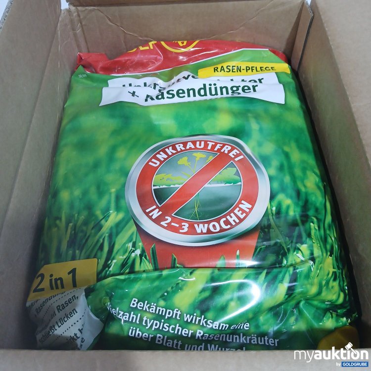 Artikel Nr. 865073: Wolf Garten Rasen Pflege Unkrautvernichter + Rasendünger 10kg 