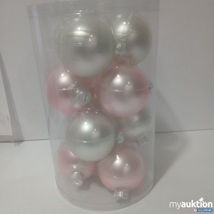 Artikel Nr. 912073 Artikel Nr. 912073: Weihnachtskugeln Rosa/Grau