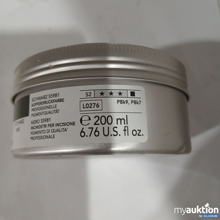 Artikel Nr. 918073: Charbonnel Encre Taille Douce Etching Ink Noir 200 ml