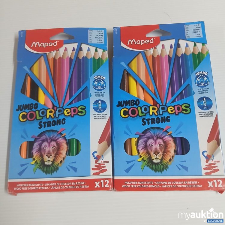 Artikel Nr. 922073: Maped Jumbo Color'Peps Strong Buntstifte 2 x12