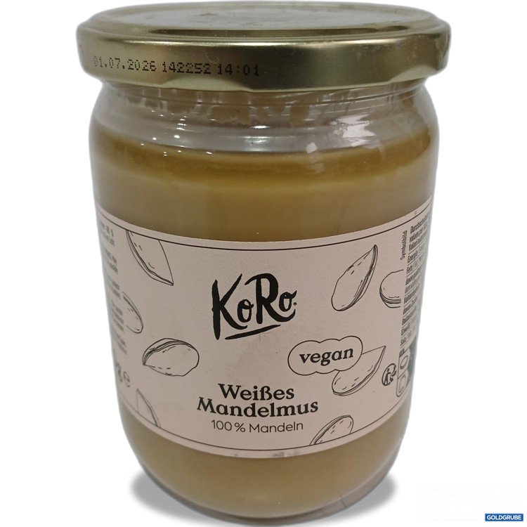 Artikel Nr. 961073: KoRo Weißes Mandelmus 100%Mandeln 500g 