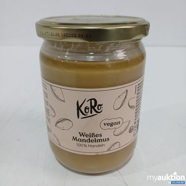 Artikel Nr. 961073: KoRo Weißes Mandelmus 100%Mandeln 500g 