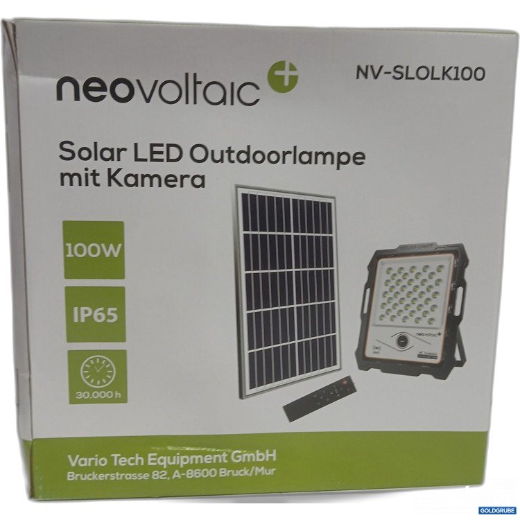 Artikel Nr. 983073: Neovoltaic Solar LED Outdoorlampe mit Kamera NV-SLOLK100 