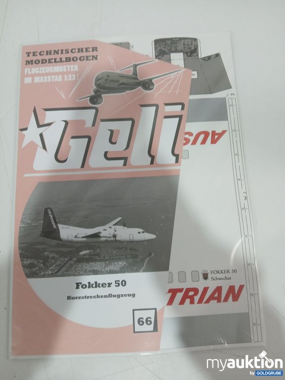 Artikel Nr. 995073: GELI Technischer Modellbögen 