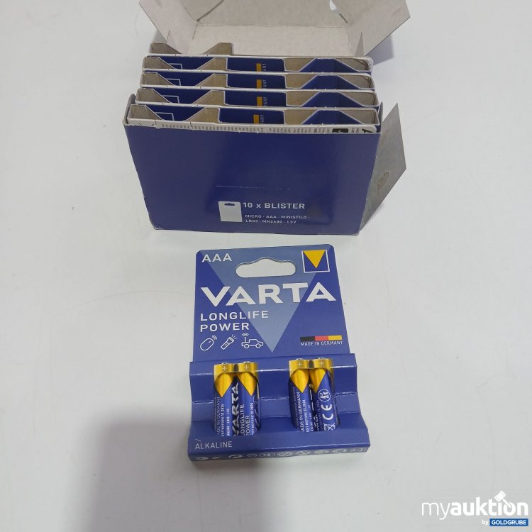 Artikel Nr. 438074: Varta Longlife Power AAA 10er Pack x4 Stück 