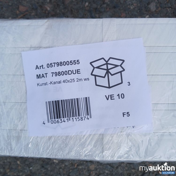 Artikel Nr. 525074 Artikel Nr. 525074: Kabelkanal aus Kunststoff 10Stk, 2m lang, 30×25mm, Art.No. 0579800555