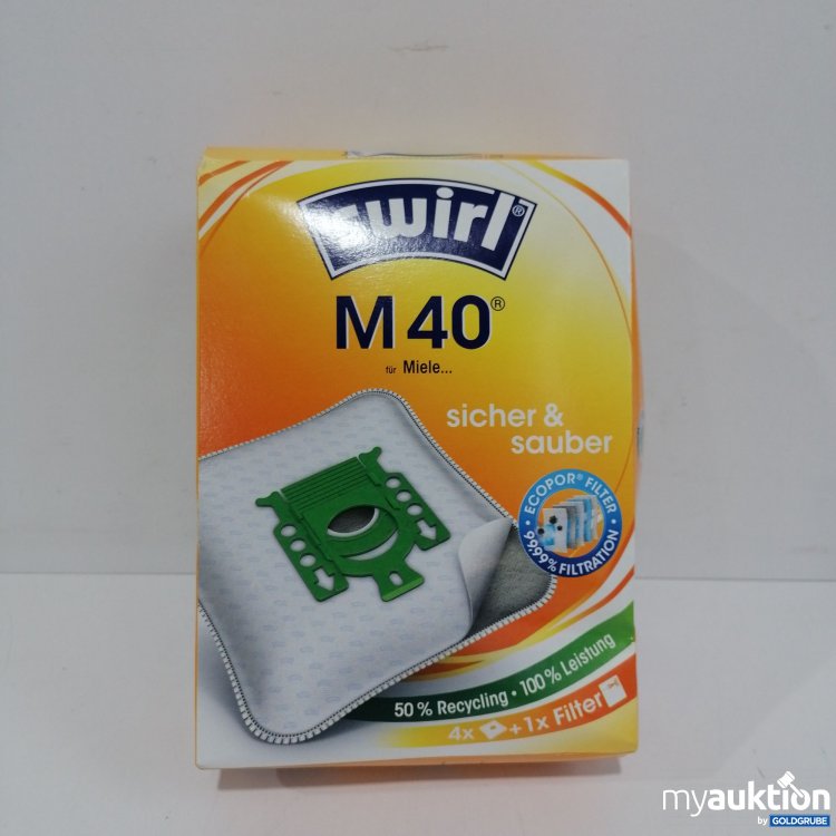 Artikel Nr. 860074: Swirl M40 Staubsaugerbeutel 