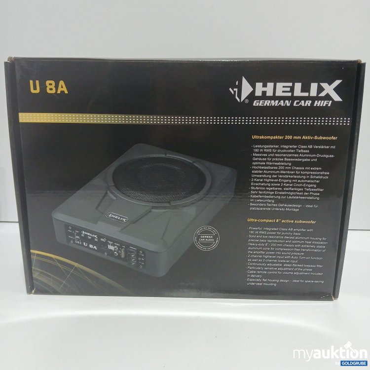 Artikel Nr. 866074: Helix U 8A Ultrakompakter 200mm Aktiv-Subwoofer 