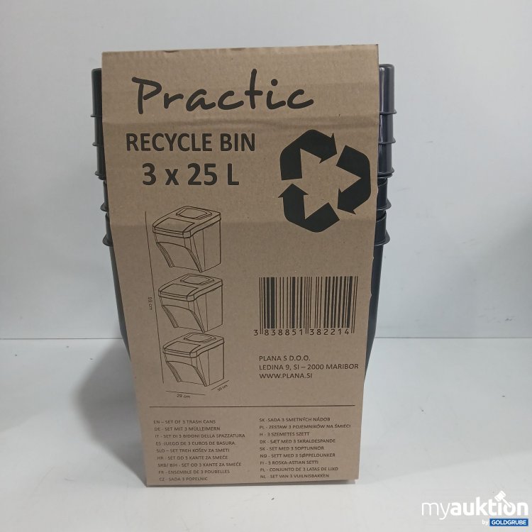 Artikel Nr. 876074 Artikel Nr. 876074: Practic Recycle Bin 3x25L