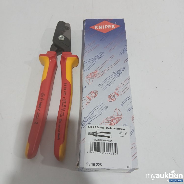 Artikel Nr. 887074: Knipex Kabelschere mit Stufenschnittisolierender 9518225