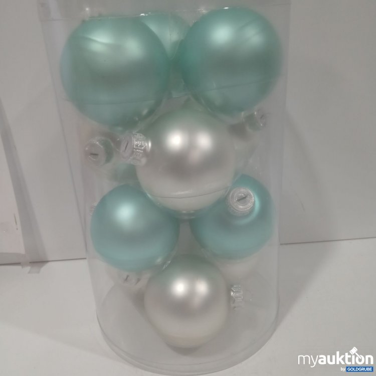Artikel Nr. 912074 Artikel Nr. 912074: Weihnachtskugeln Türkis/Grau