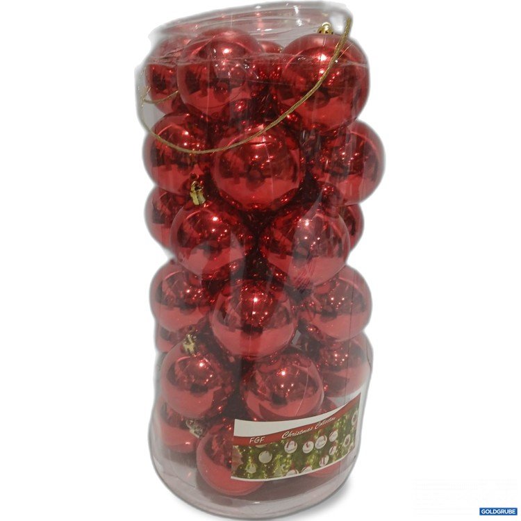 Artikel Nr. 960074: FGF Christbaumkugeln Rot 6cm 30Stk