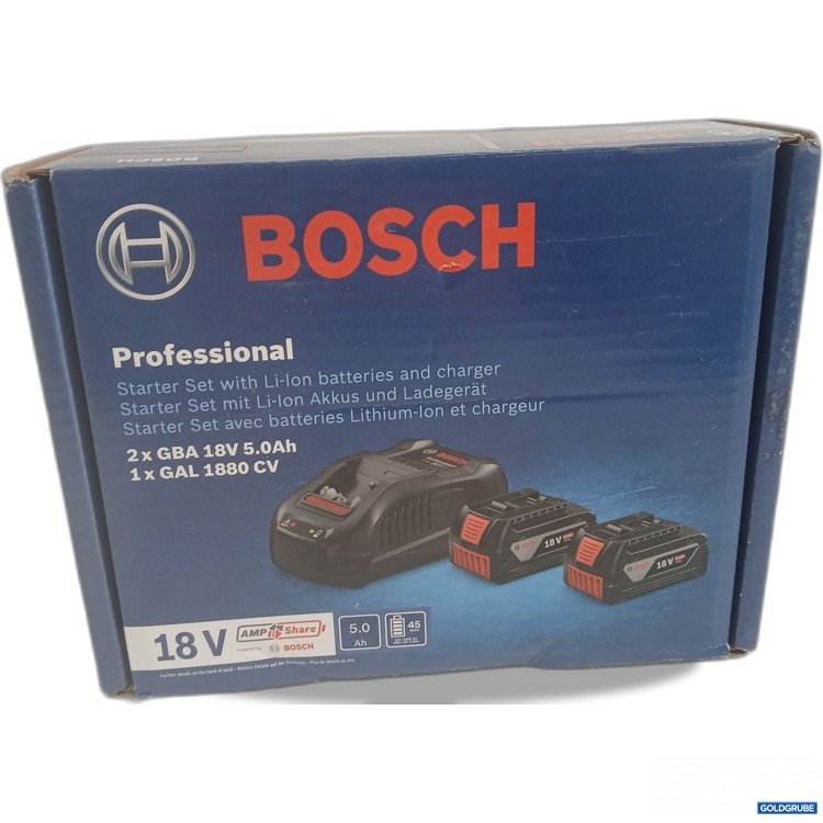 Artikel Nr. 970074: Bosch Professional Sarter Set with Li-Ion Batteries and charger 2x18V5.0AH+GAL1880CV