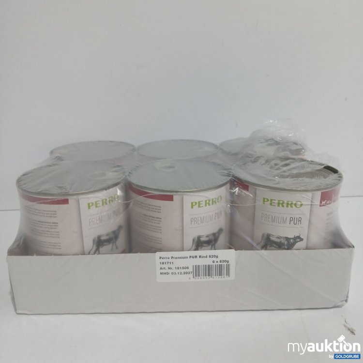 Artikel Nr. 845075: Perro Premium Pur Hundefutter Rind 6x820g