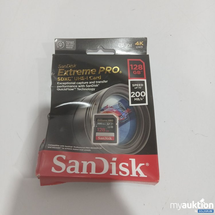Artikel Nr. 877075: SanDisk Extreme Pro SDXC 128GB