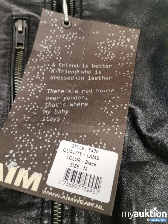 Artikel Nr. 881075: Aim Lederjacke 