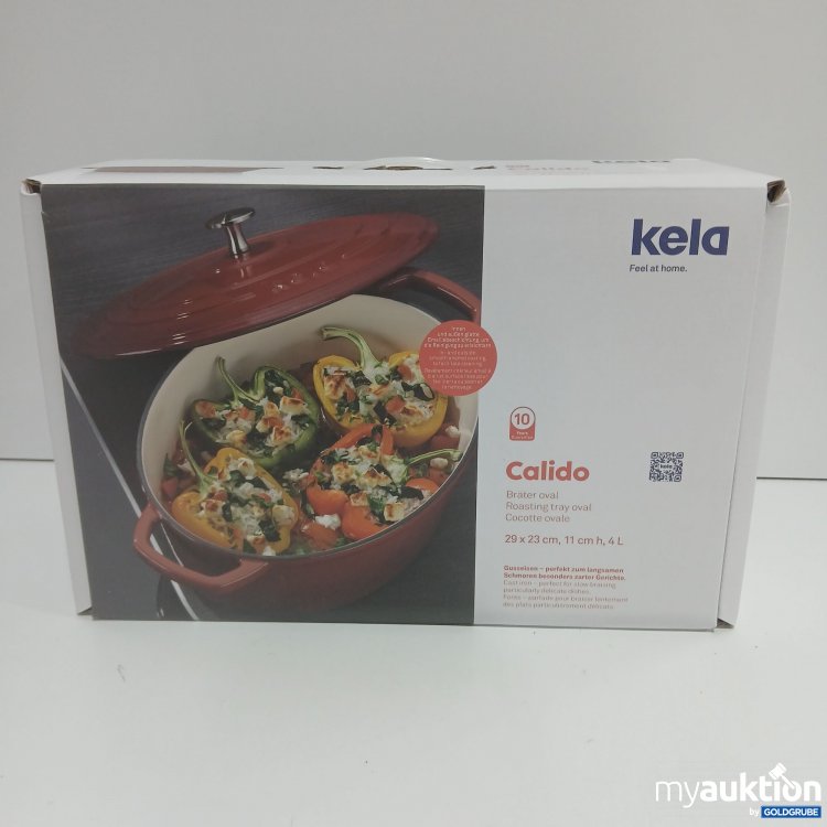 Artikel Nr. 900075 Artikel Nr. 900075: Kela Calido Bräter Oval 29x23cm, 11cm h, 4l