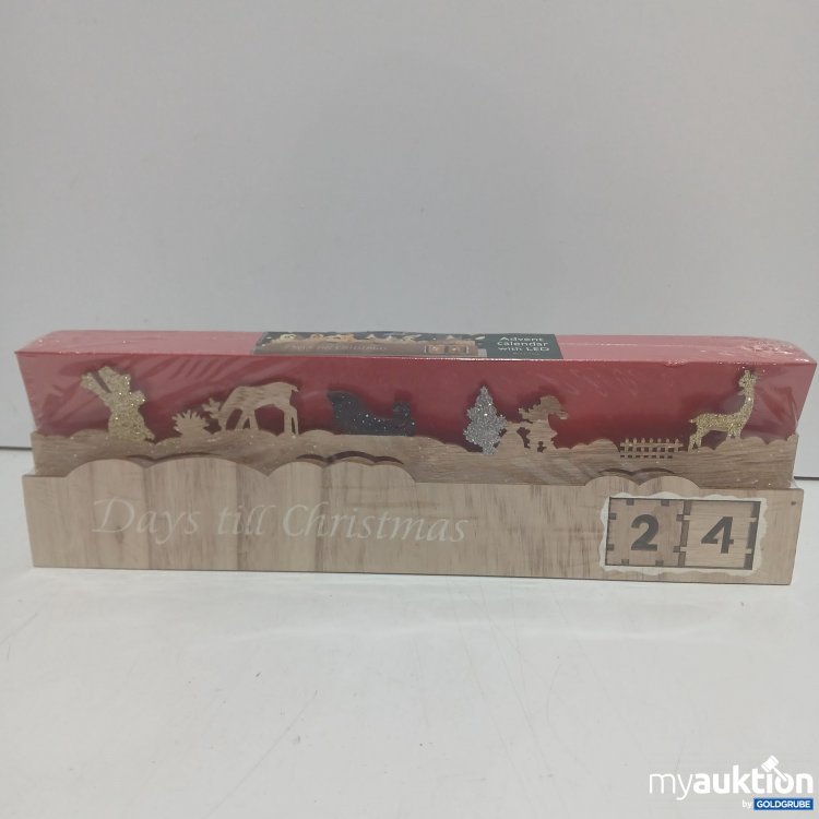 Artikel Nr. 940075 Artikel Nr. 940075: LED-Adventkalender aus Holz