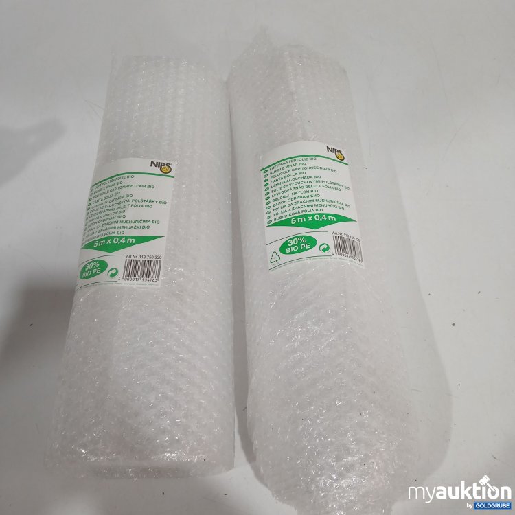 Artikel Nr. 956075 Artikel Nr. 956075: Nips Luftpolsterfolie Bio 5m x 0,4m