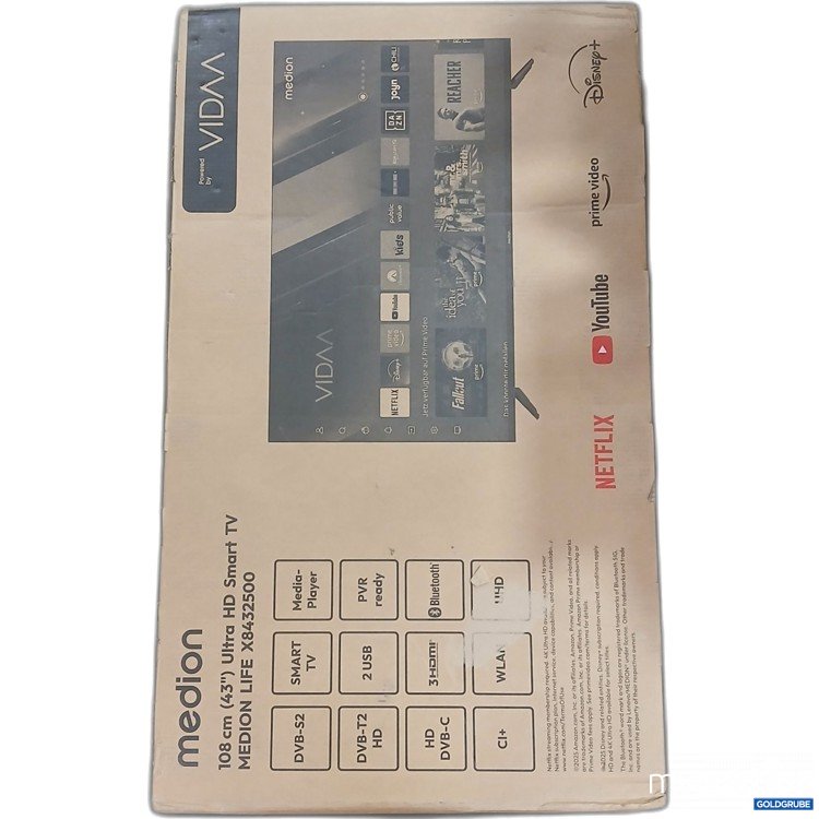 Artikel Nr. 980075 Artikel Nr. 980075: Medion 108cm Ultra HD Smart TV Medion Life X8432500