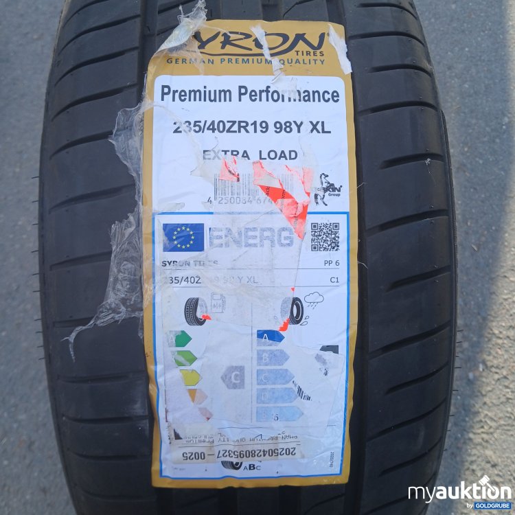 Artikel Nr. 441076: Syron Premium Performance 235/40ZR19 98Y XL