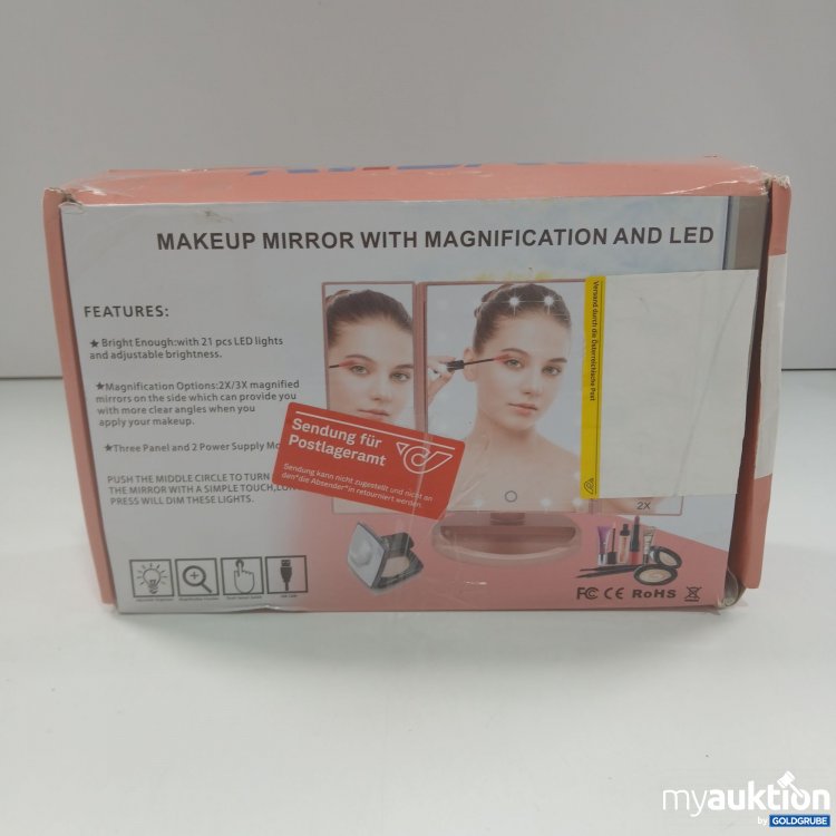 Artikel Nr. 868076: Weily Make-up Mirror with magnification and LED 