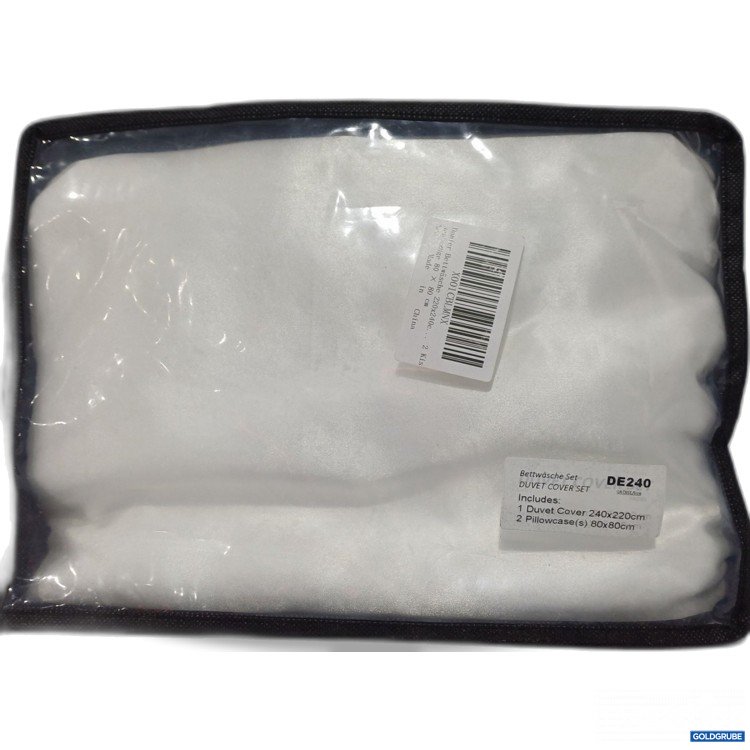 Artikel Nr. 914076: Damier Bettwäsche 1× Decke 220×240cm, 2×Kissen 80×80, weißcm