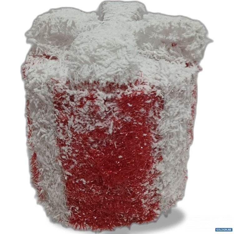 Artikel Nr. 960076: Leuchtendes Weihnachtsgeschenk rund 18x20cm 