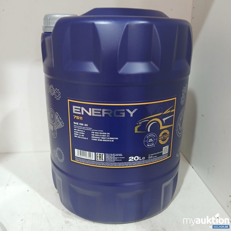 Artikel Nr. 990076: Mannol Energy 7511 Sae 5W-30 20l
