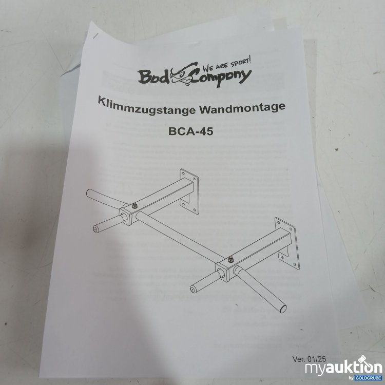 Artikel Nr. 994076 Artikel Nr. 994076: Bad Company Klimmzugstange Wandmontage BCA-45
